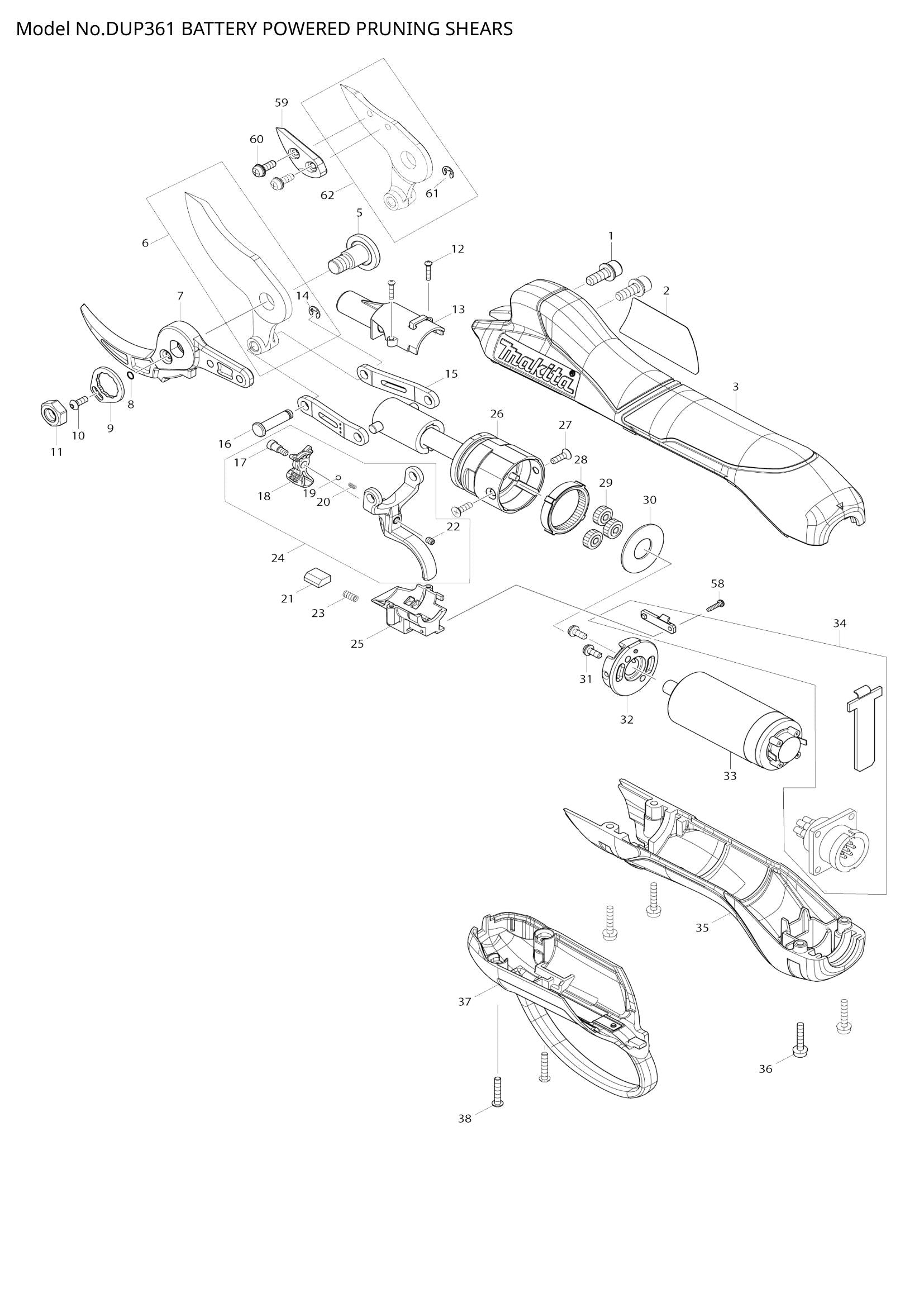 DUP361 exploded view