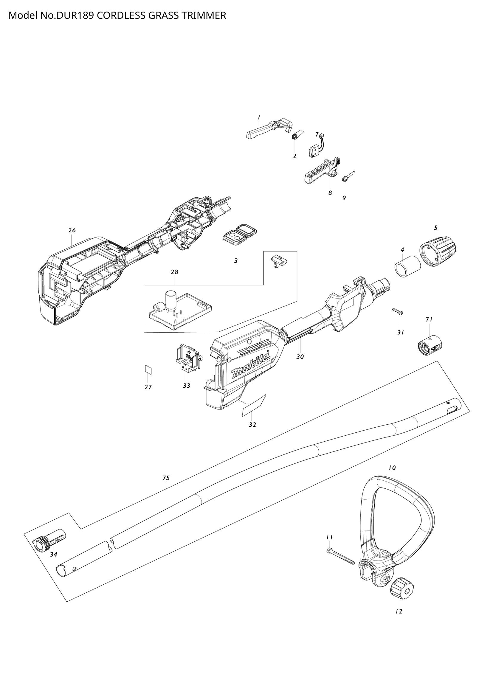 DUR189 exploded view