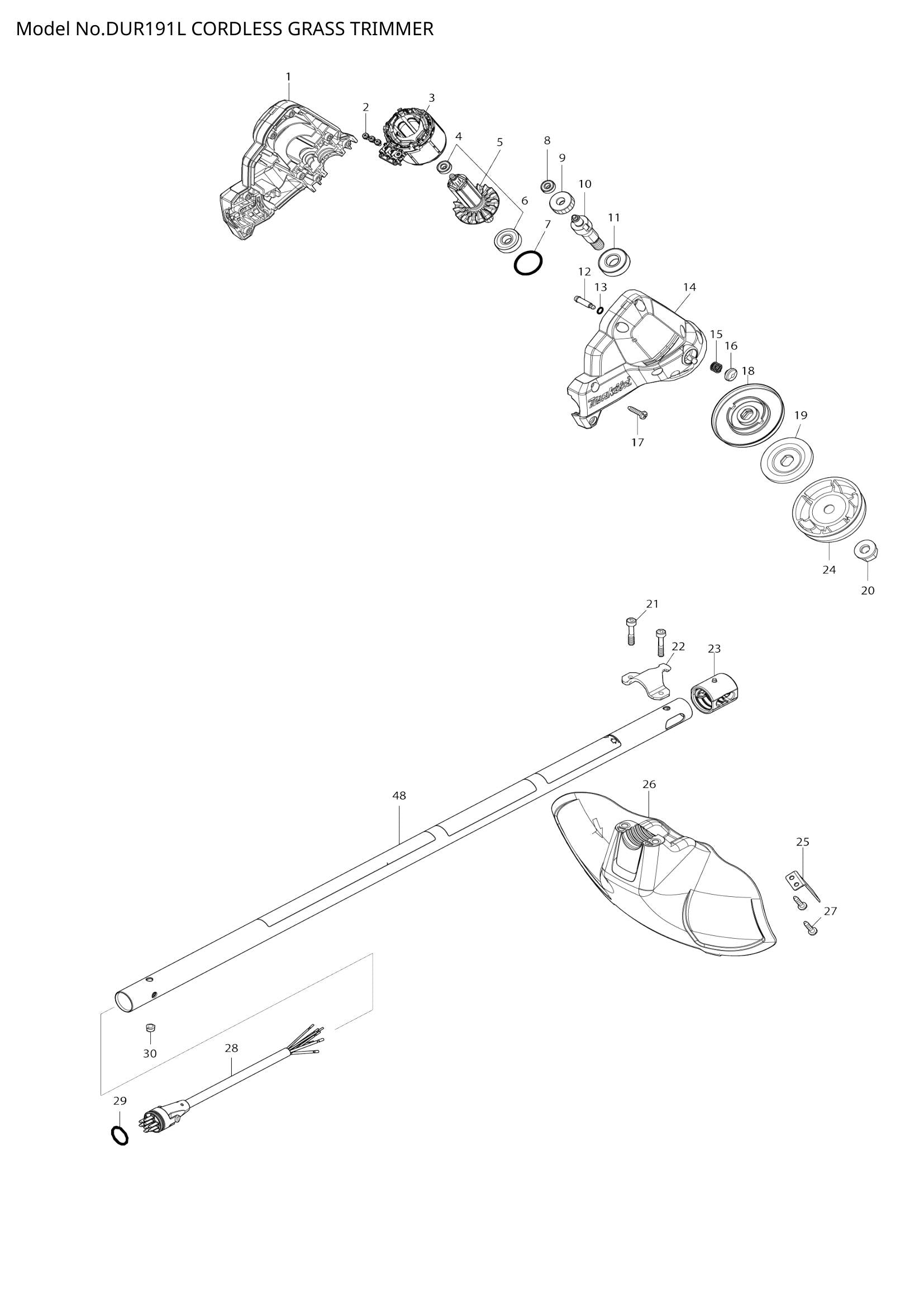 DUR191L exploded view