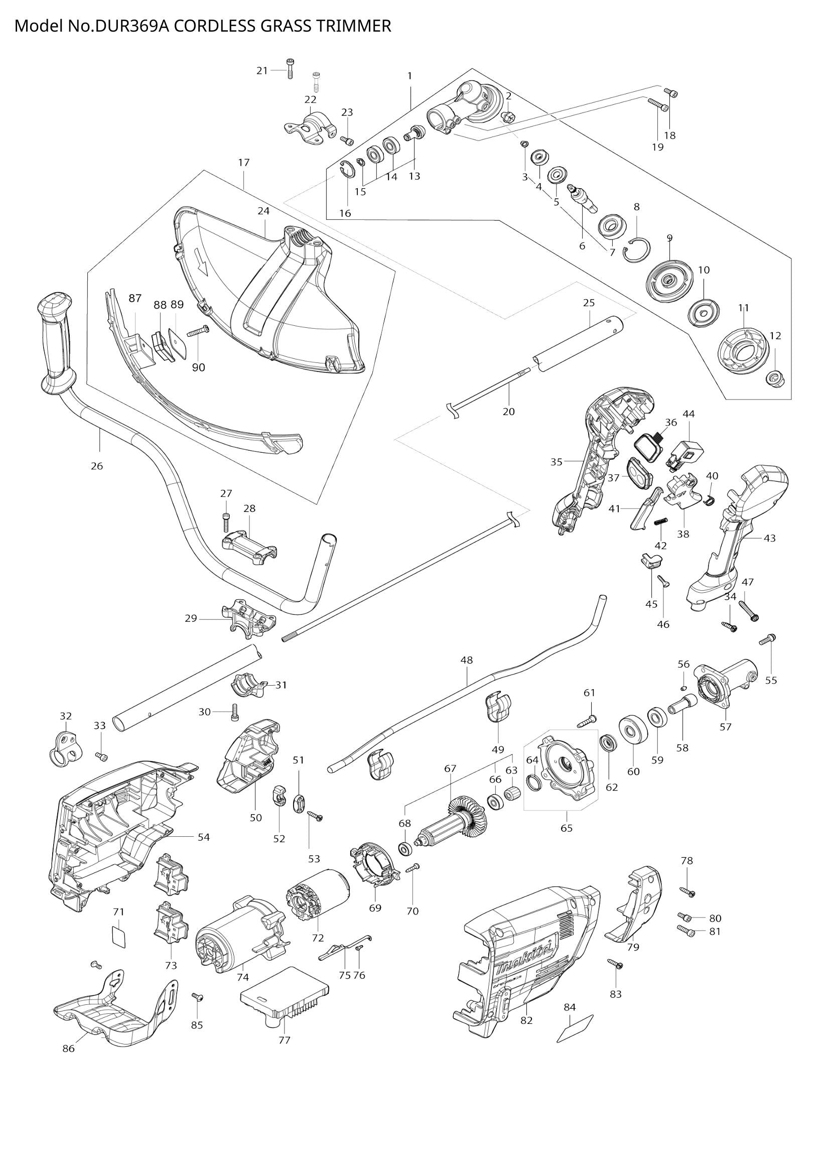 DUR369A exploded view