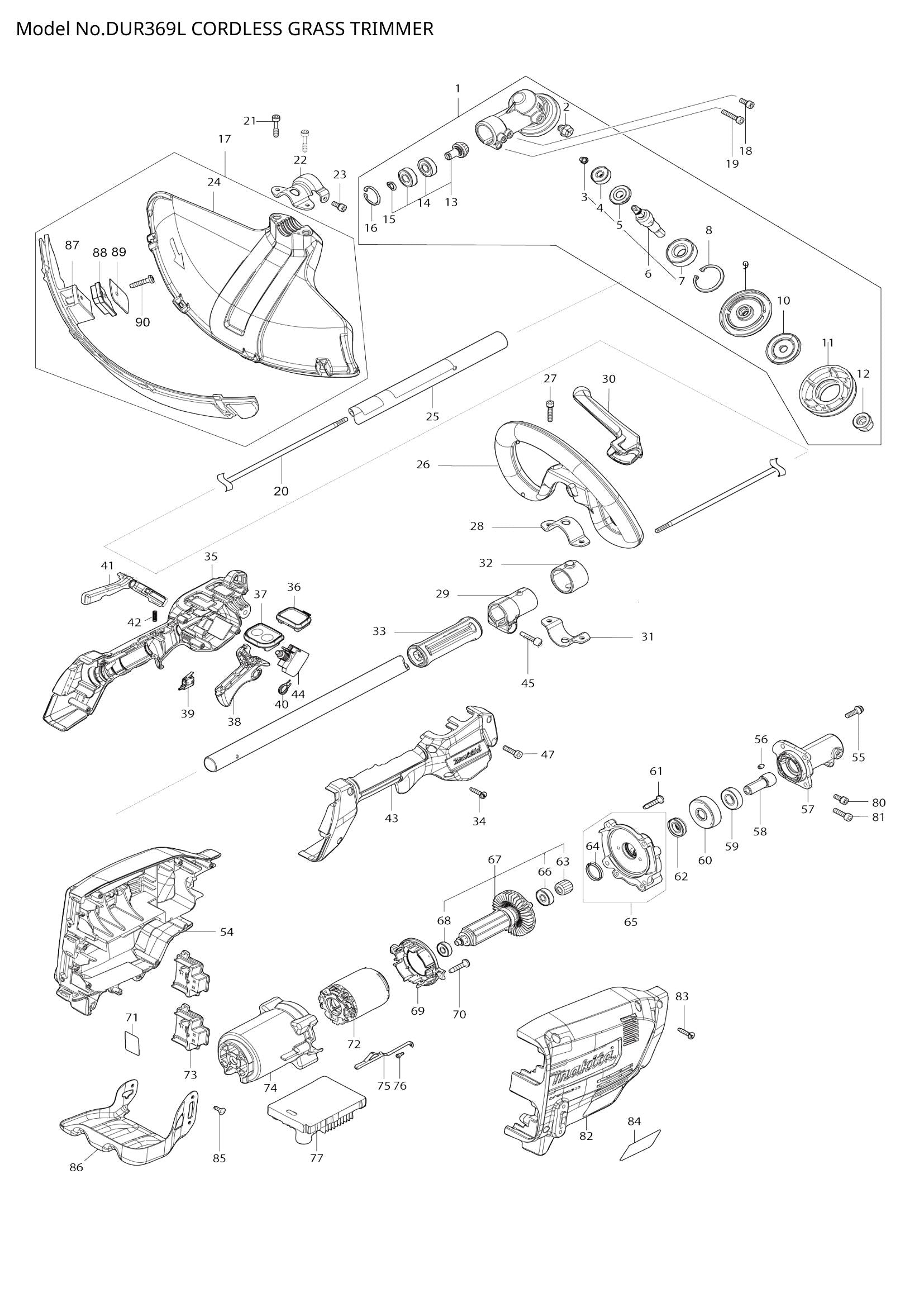 DUR369L exploded view