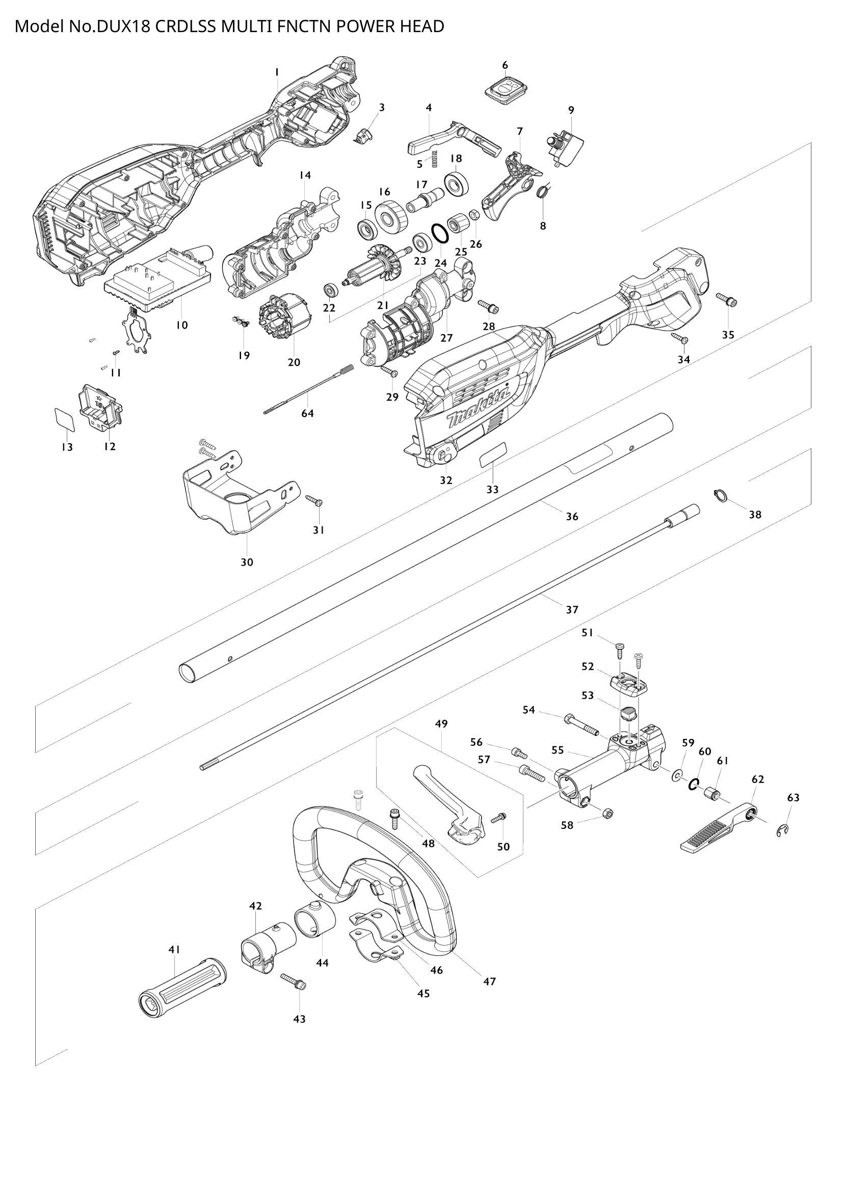 DUX18 exploded view