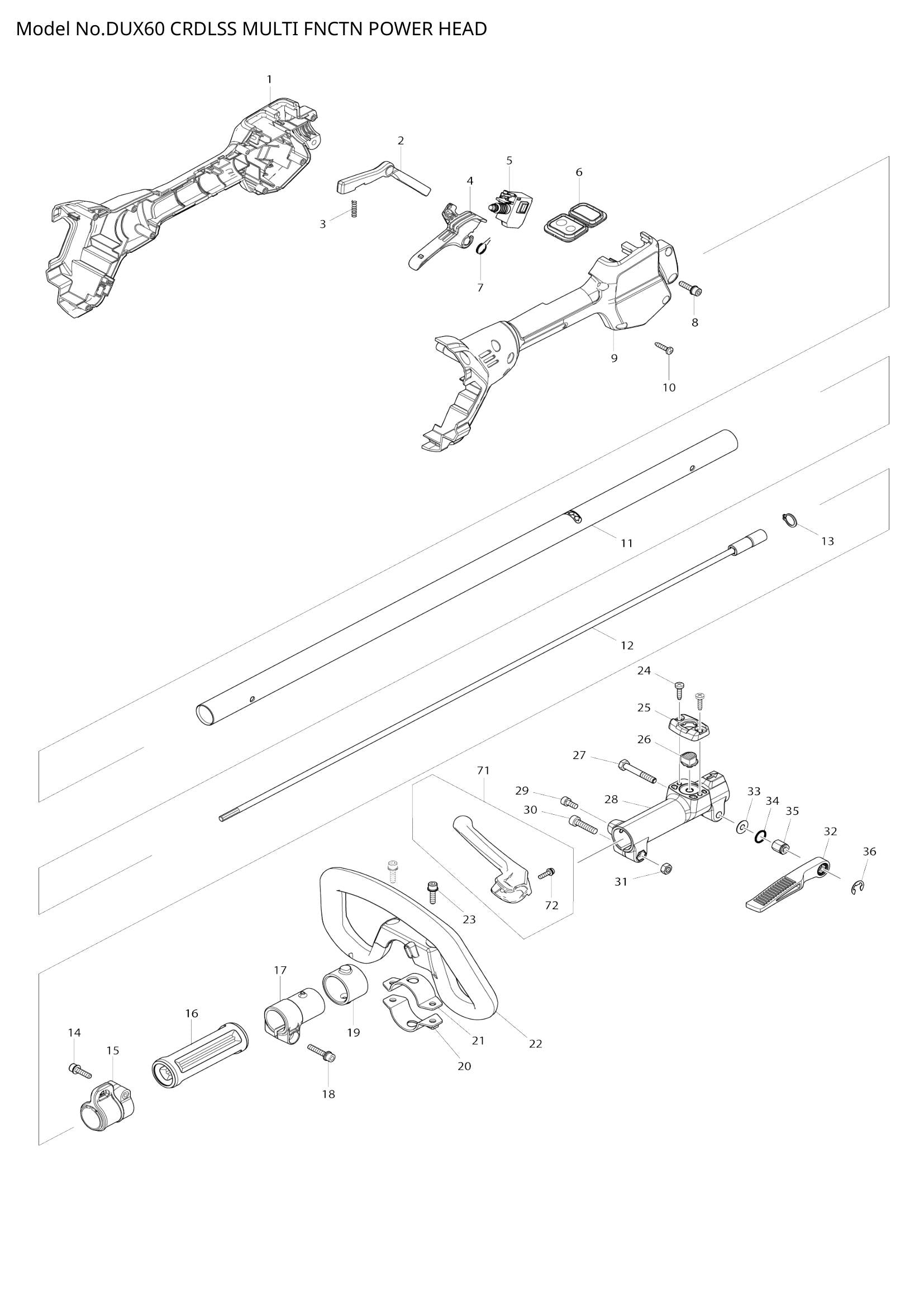 DUX60 exploded view