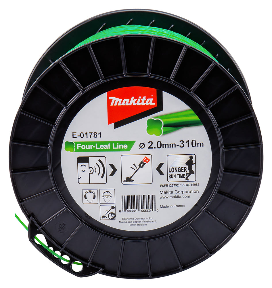 Makita E-01781 keturlapė nailono virvė 2,0 mm x 310 m