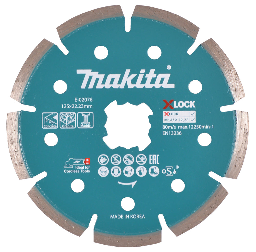 Makita E-02076 Diamantscheibe 125 mm, X-LOCK
