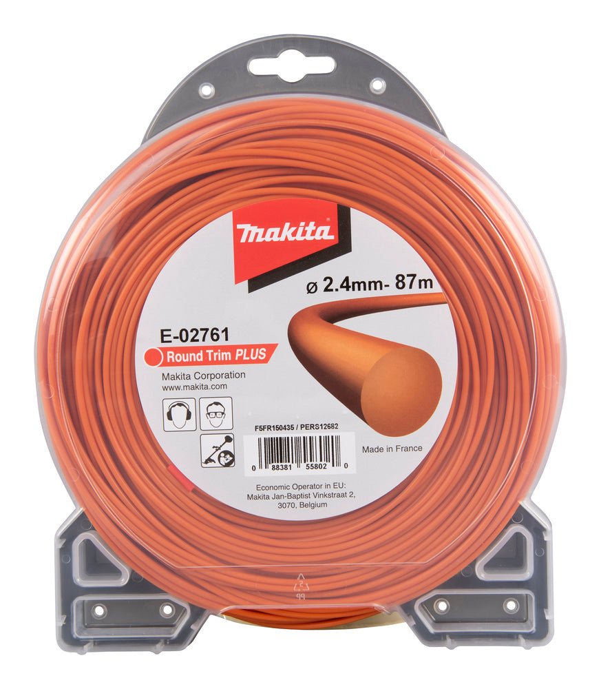 Makita E-02761 apvalus pjovimo valas su nailonine virvele, 2,4 mm x 87 m