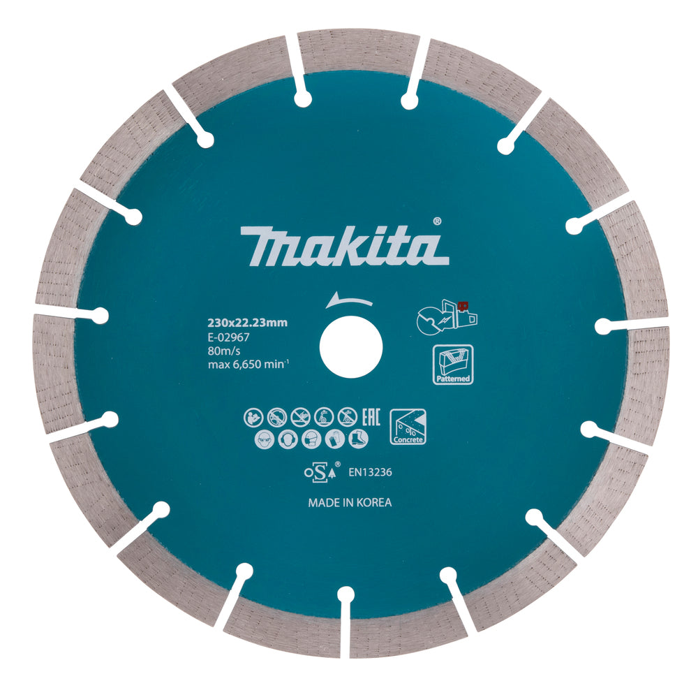 Makita E-02967 Diamantscheibe 230 mm, Trocken & Nass