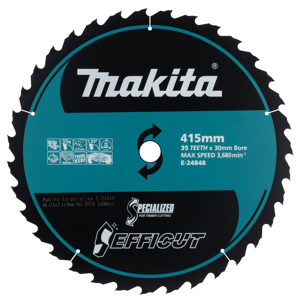 Makita E-24848 Efficut T.C.T Sägeblatt 415x30mm, 35Z