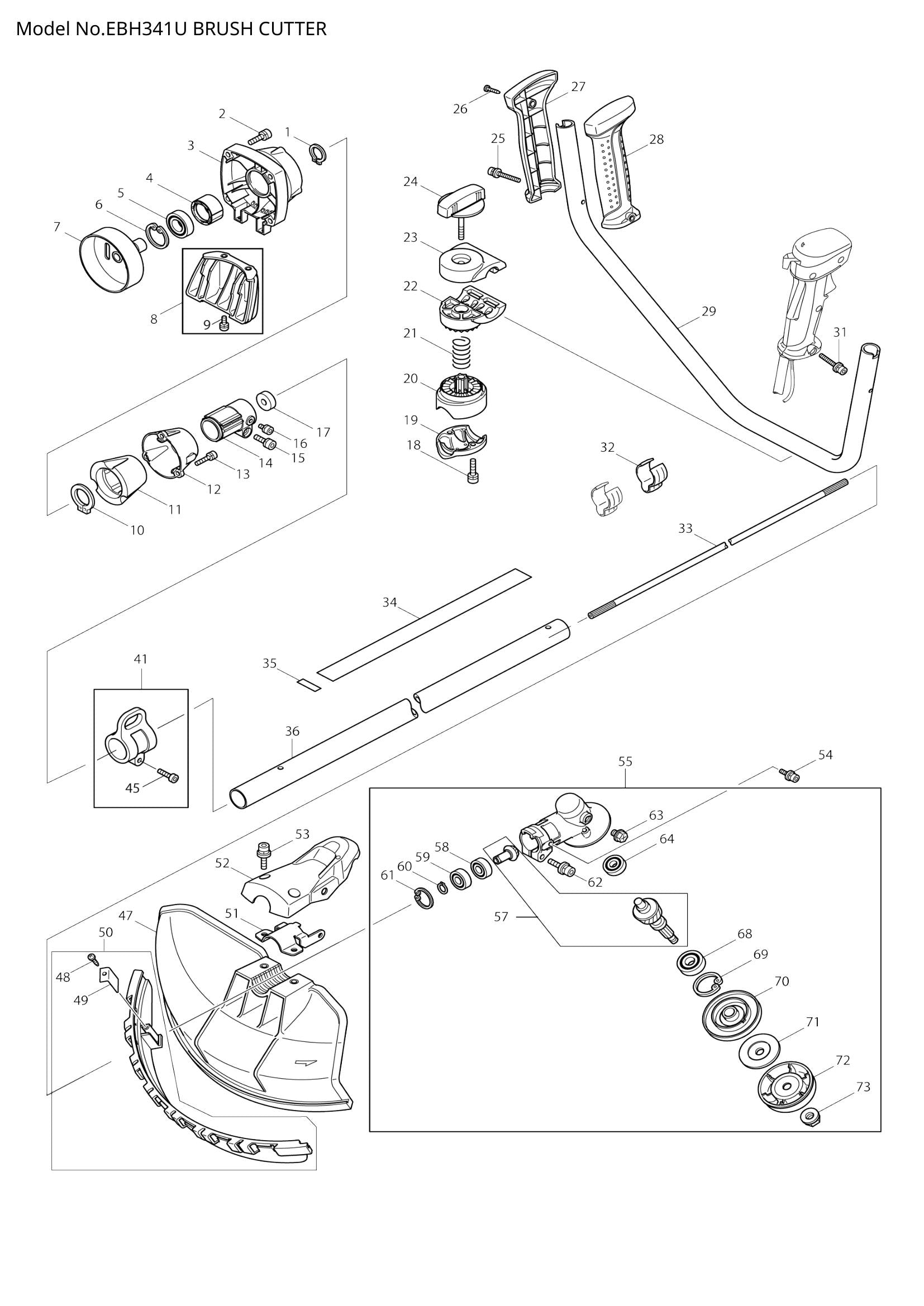 EBH341U exploded view