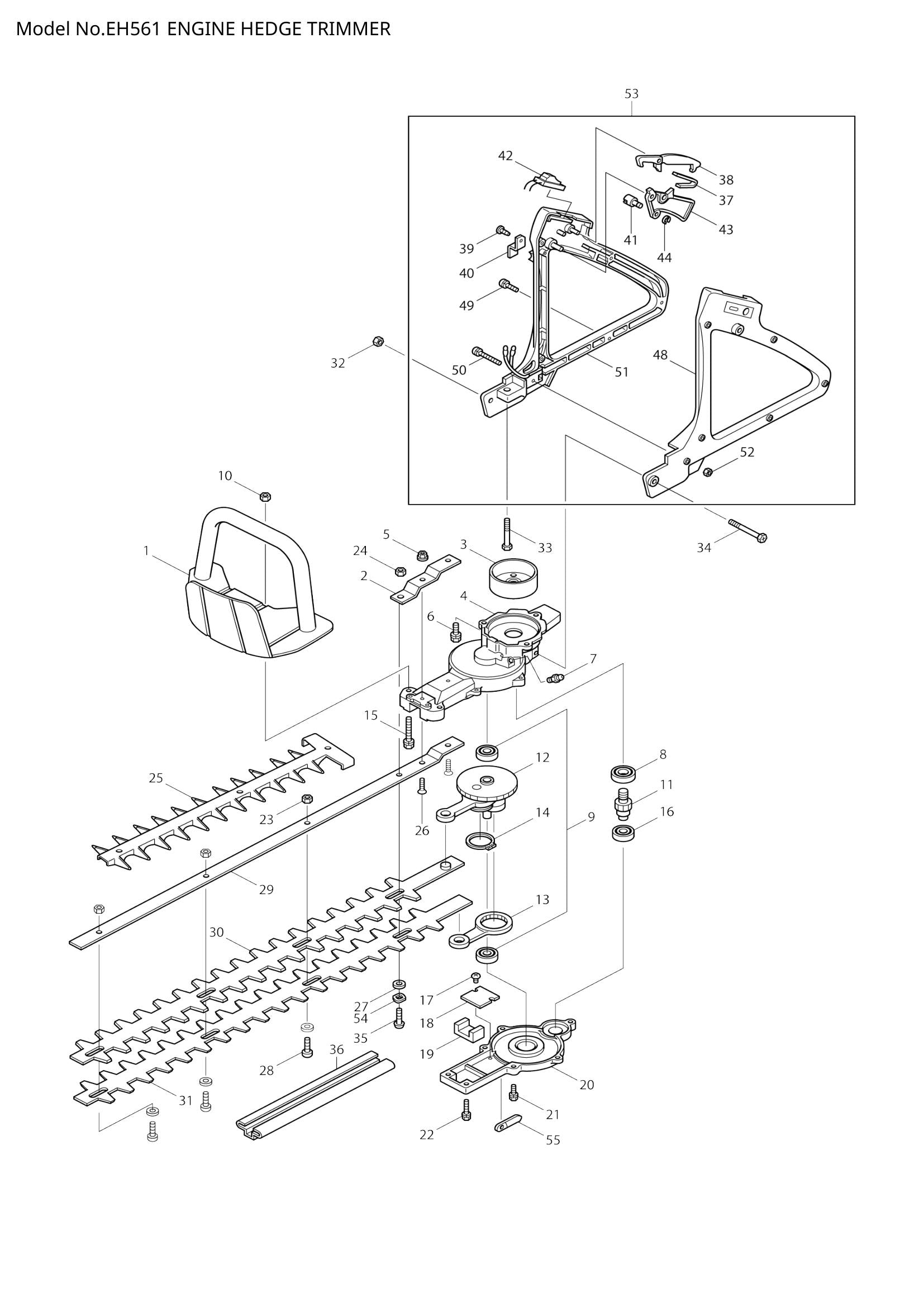 EH561 exploded view