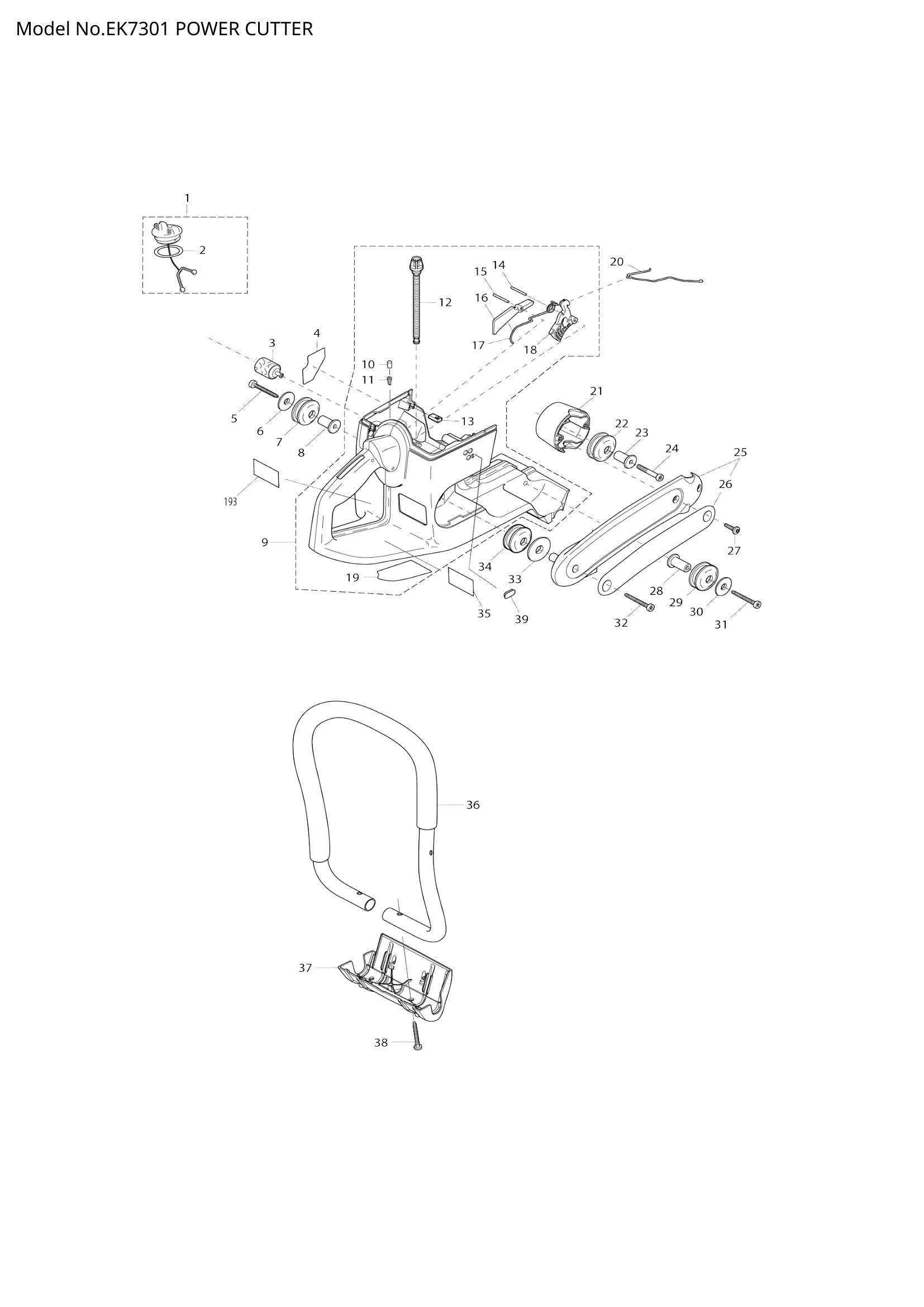 EK7301 exploded view