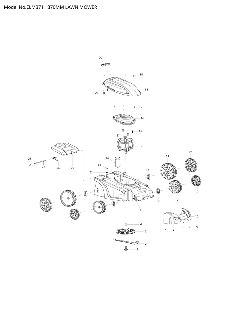 ELM3711 exploded view