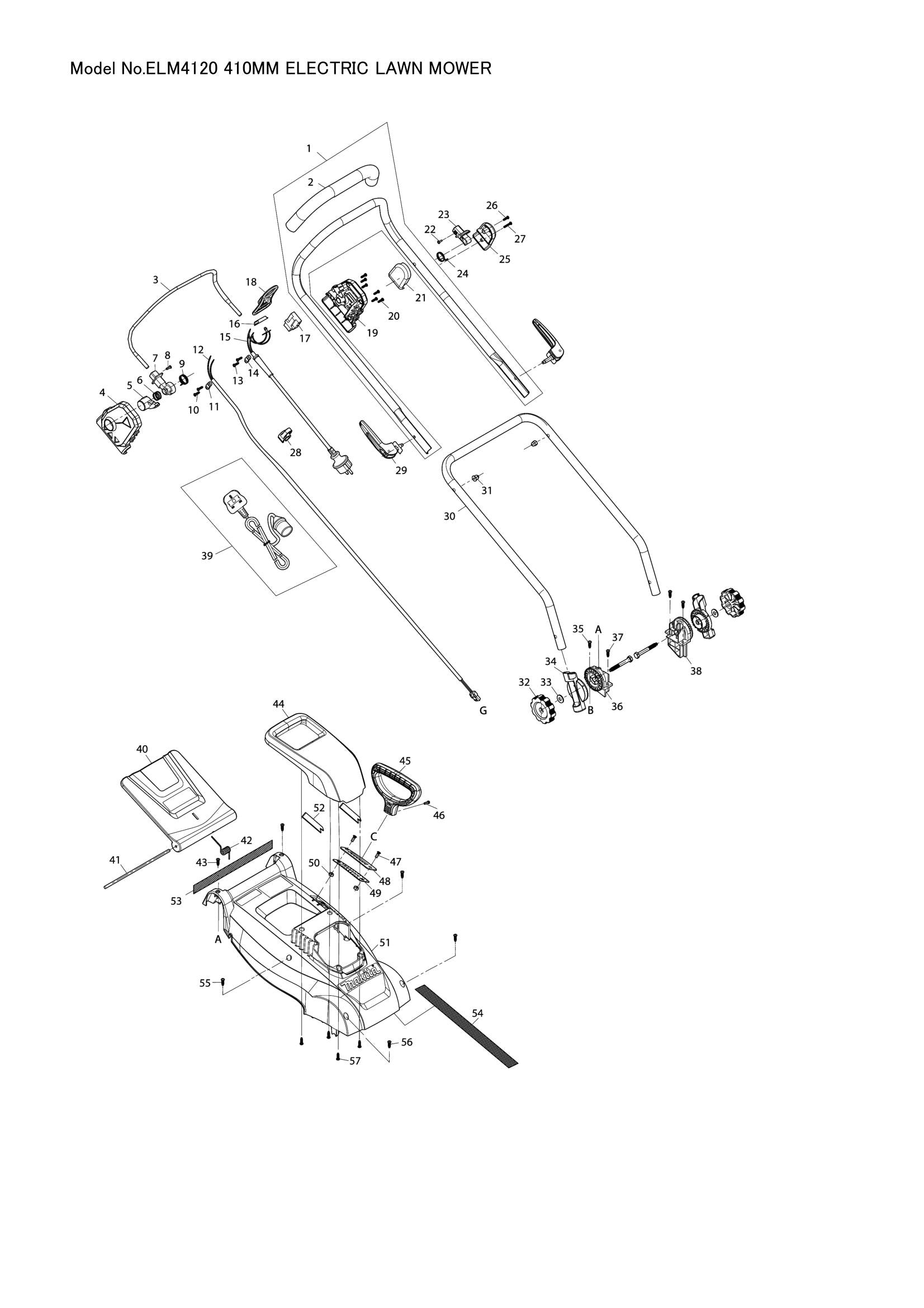ELM4120 exploded view