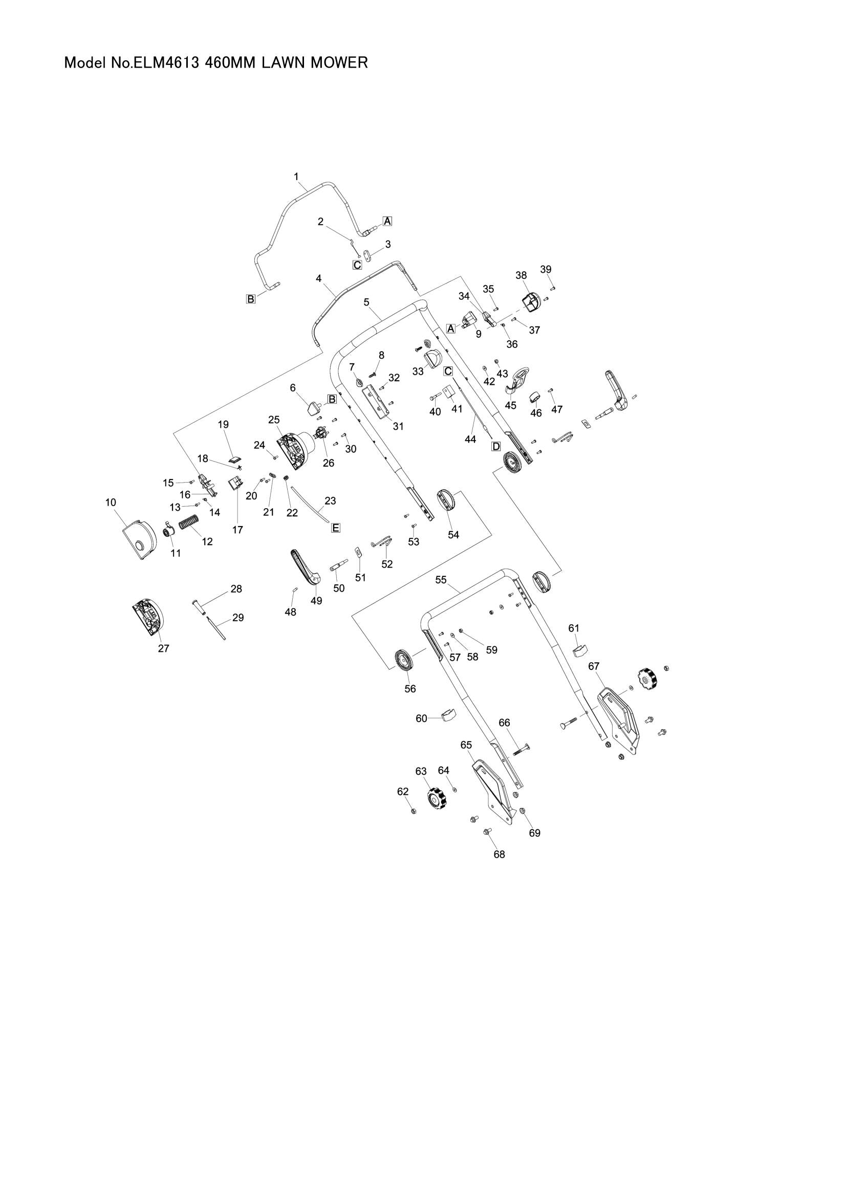 ELM4613 exploded view