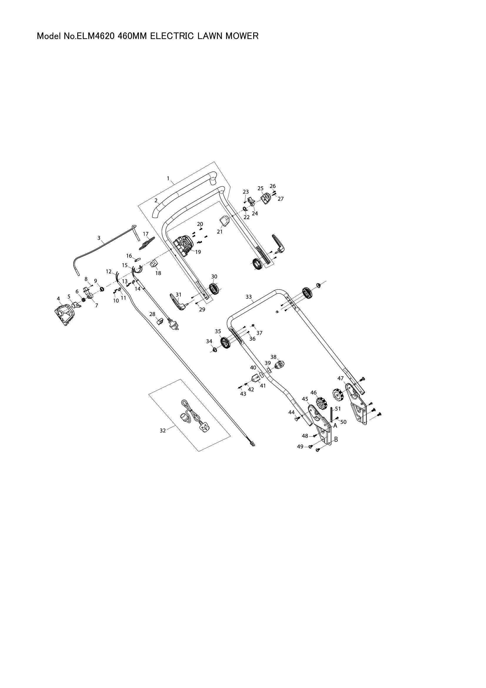 ELM4620 exploded view
