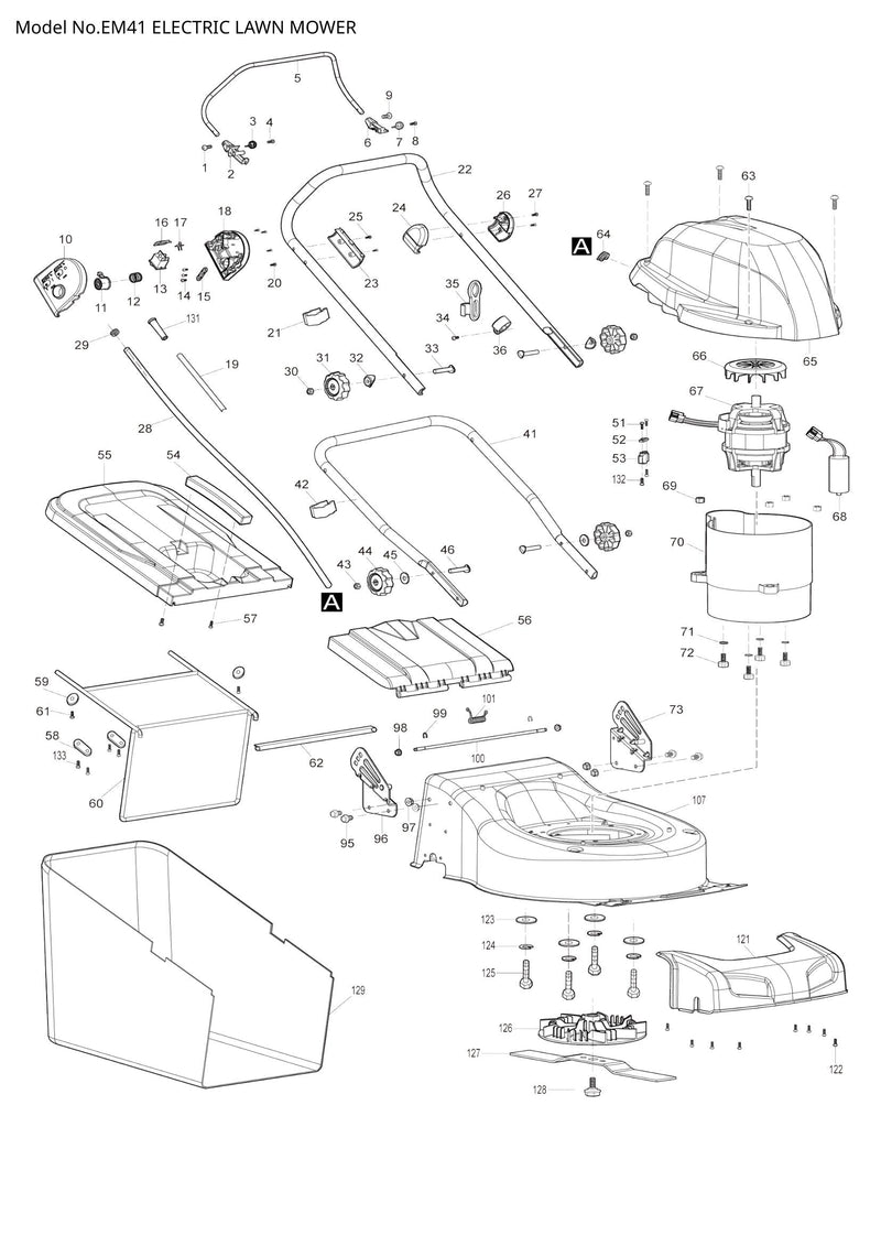 EM41 exploded view