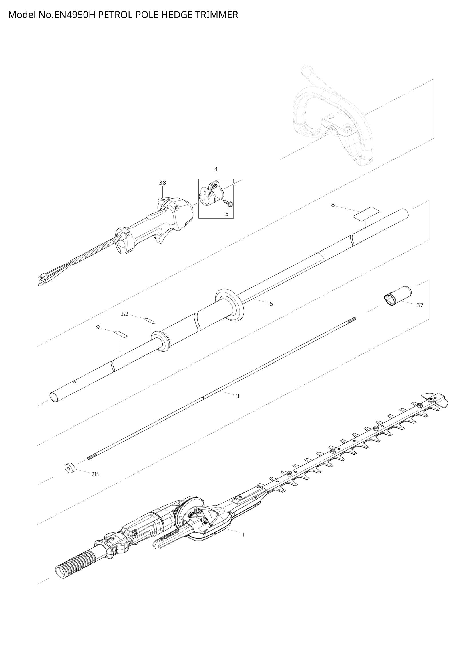EN4950H exploded view