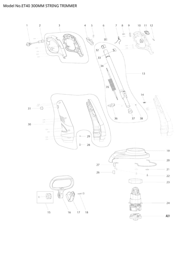 ET40 exploded view
