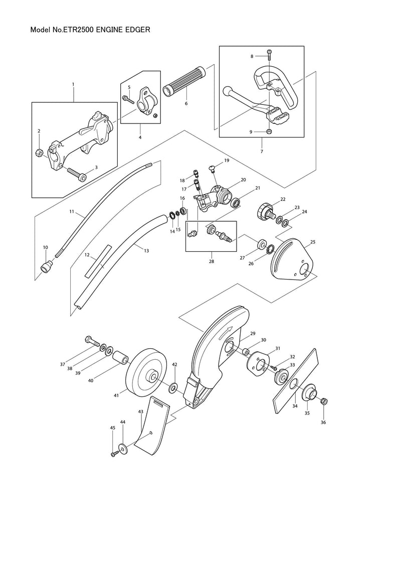 ETR2500 exploded view