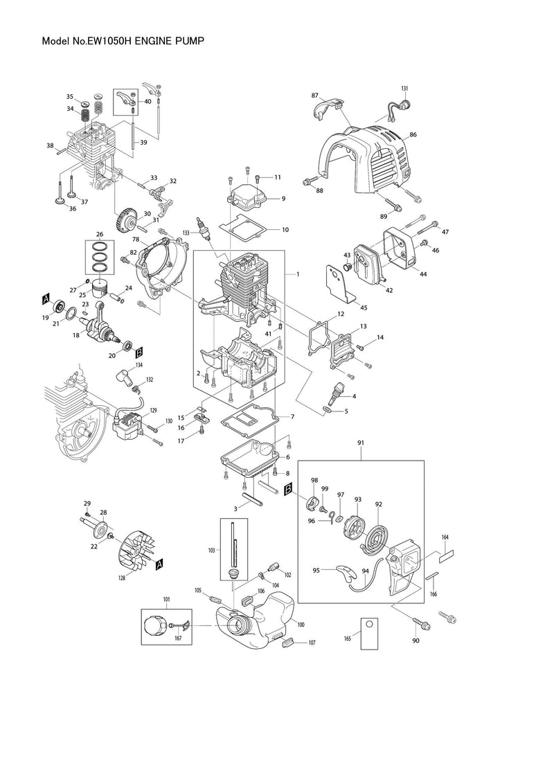 EW1050H exploded view