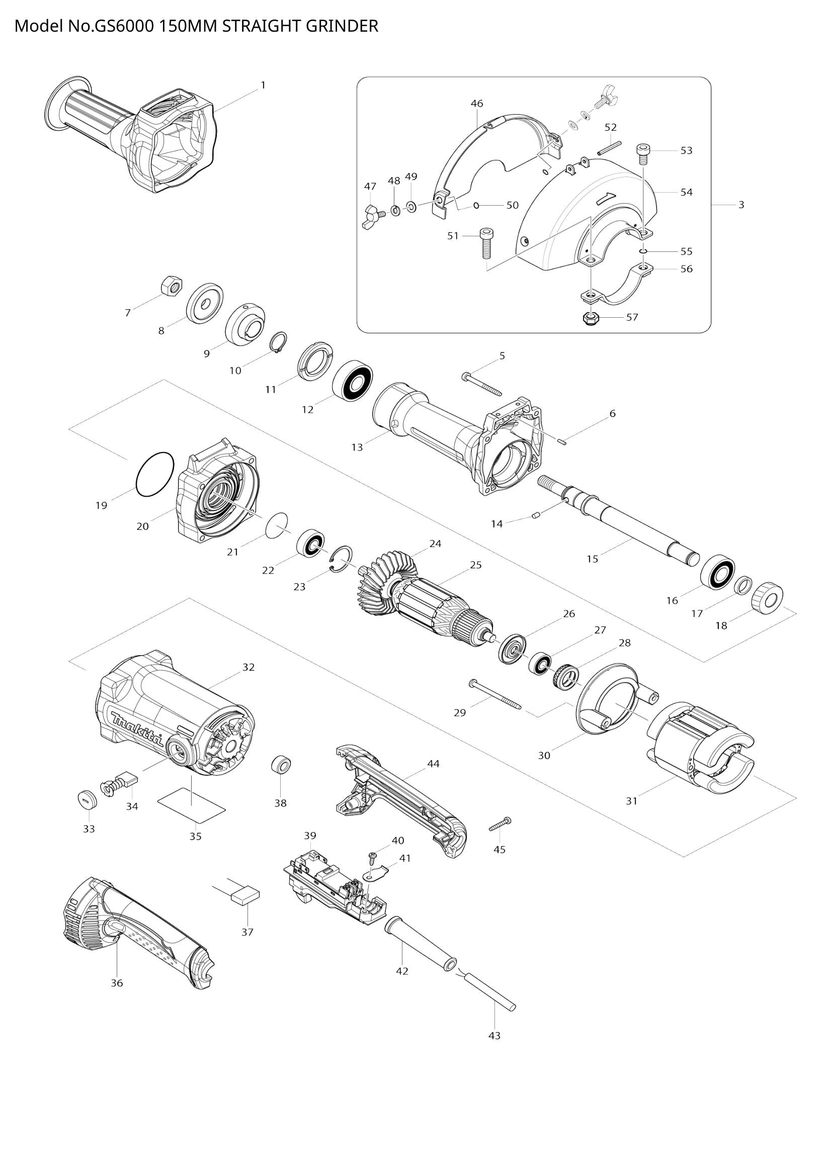 GS6000 exploded view
