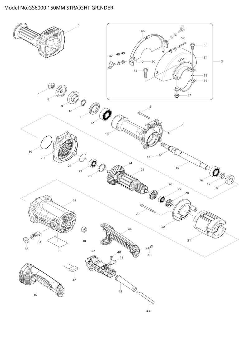 GS6000 exploded view
