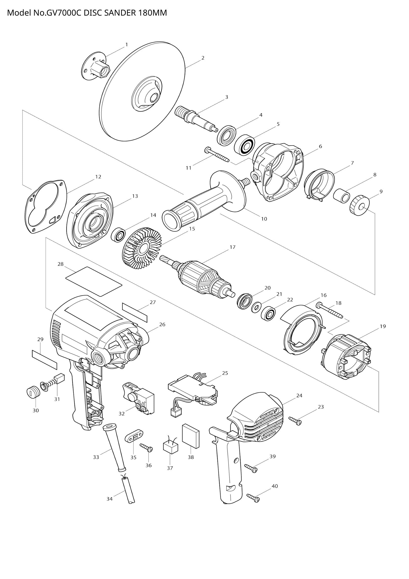 GV7000C exploded view