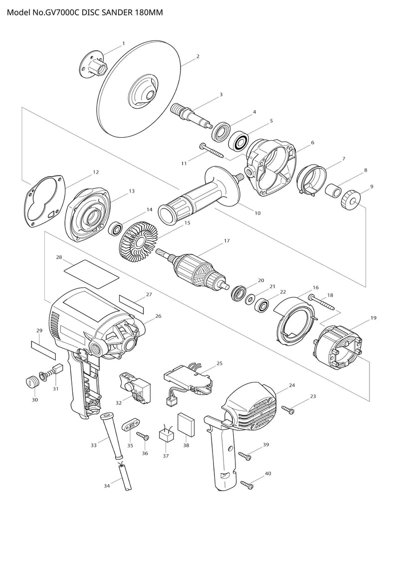 GV7000C exploded view