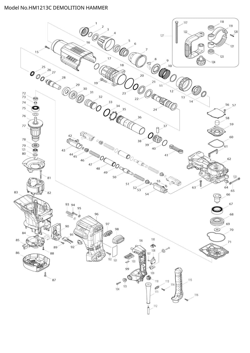 HM1213C exploded view
