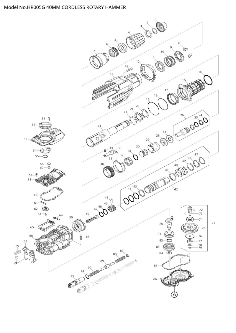 HR005G exploded view