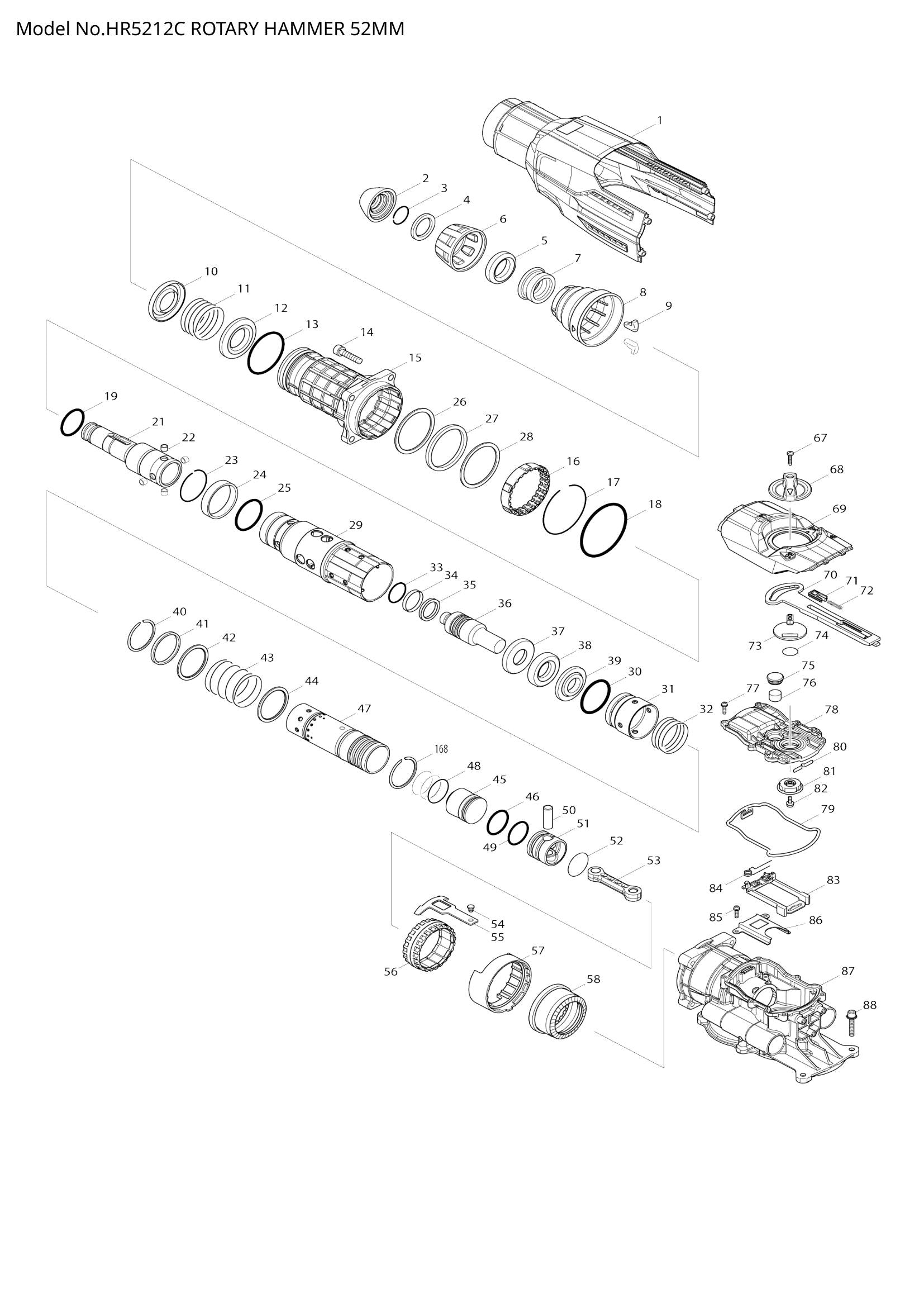 HR5212C exploded view