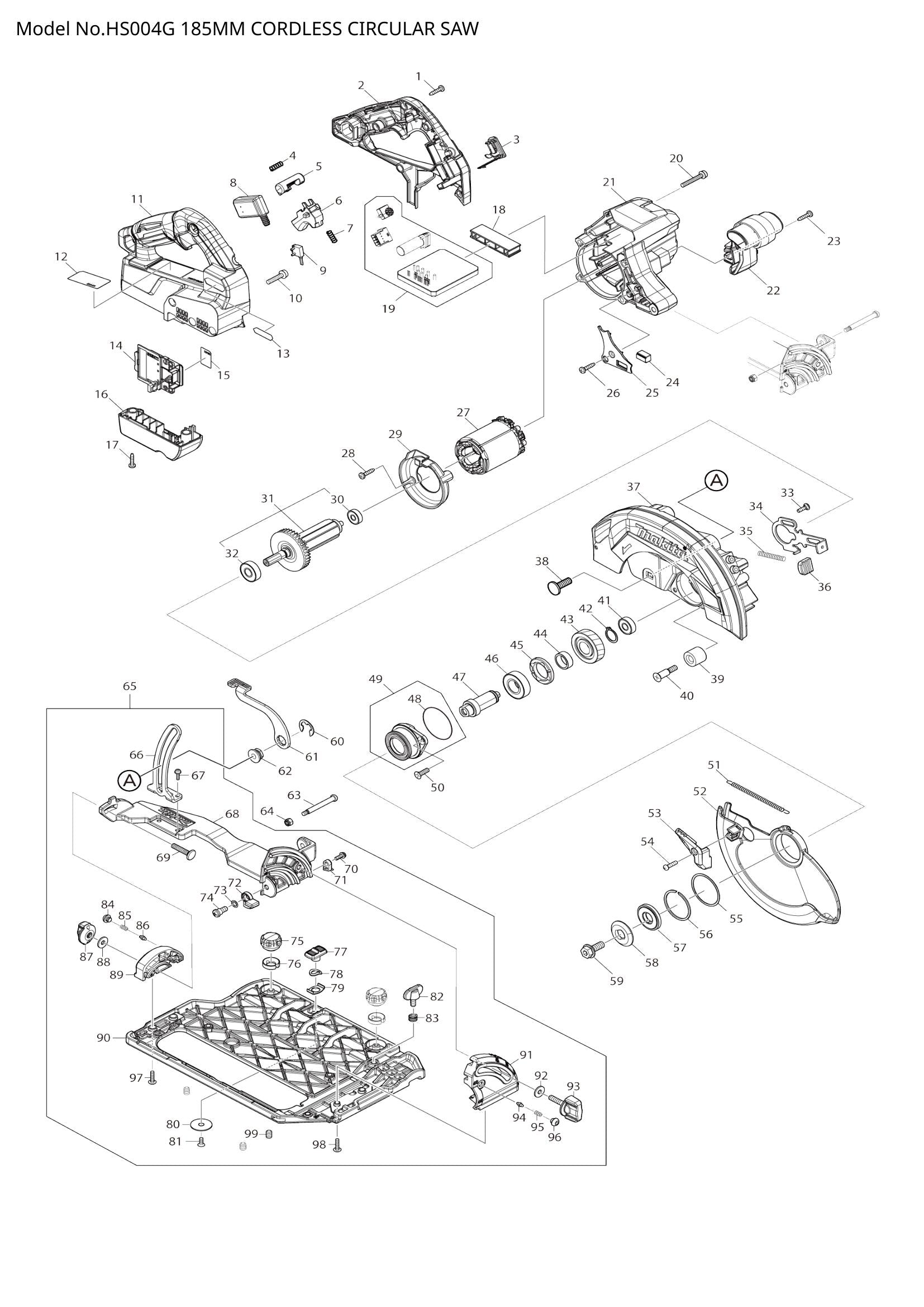 HS004G exploded view