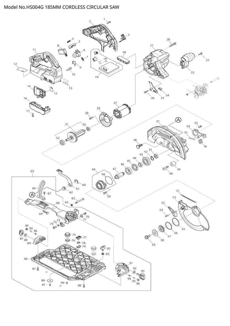 HS004G exploded view