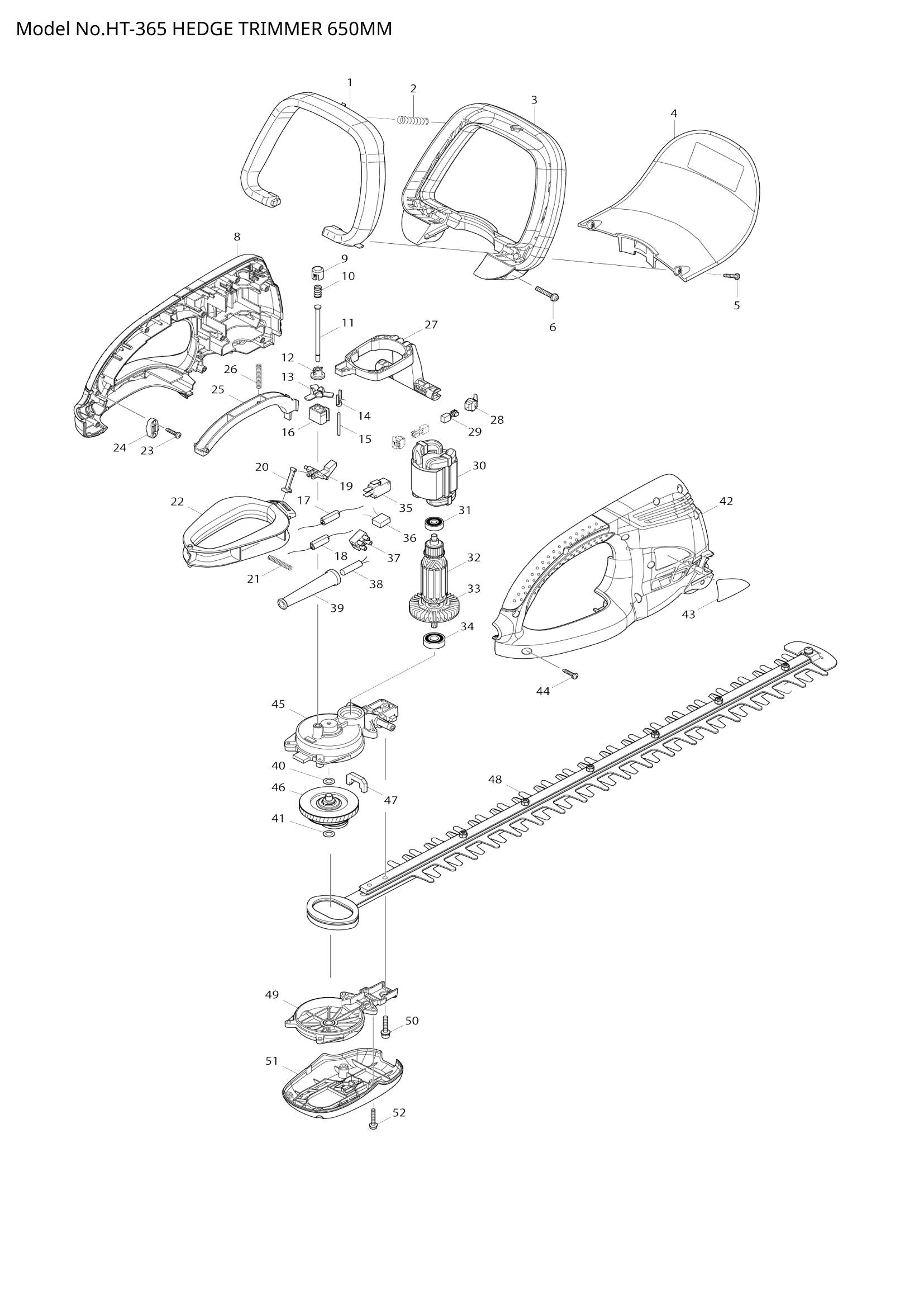HT-365 exploded view