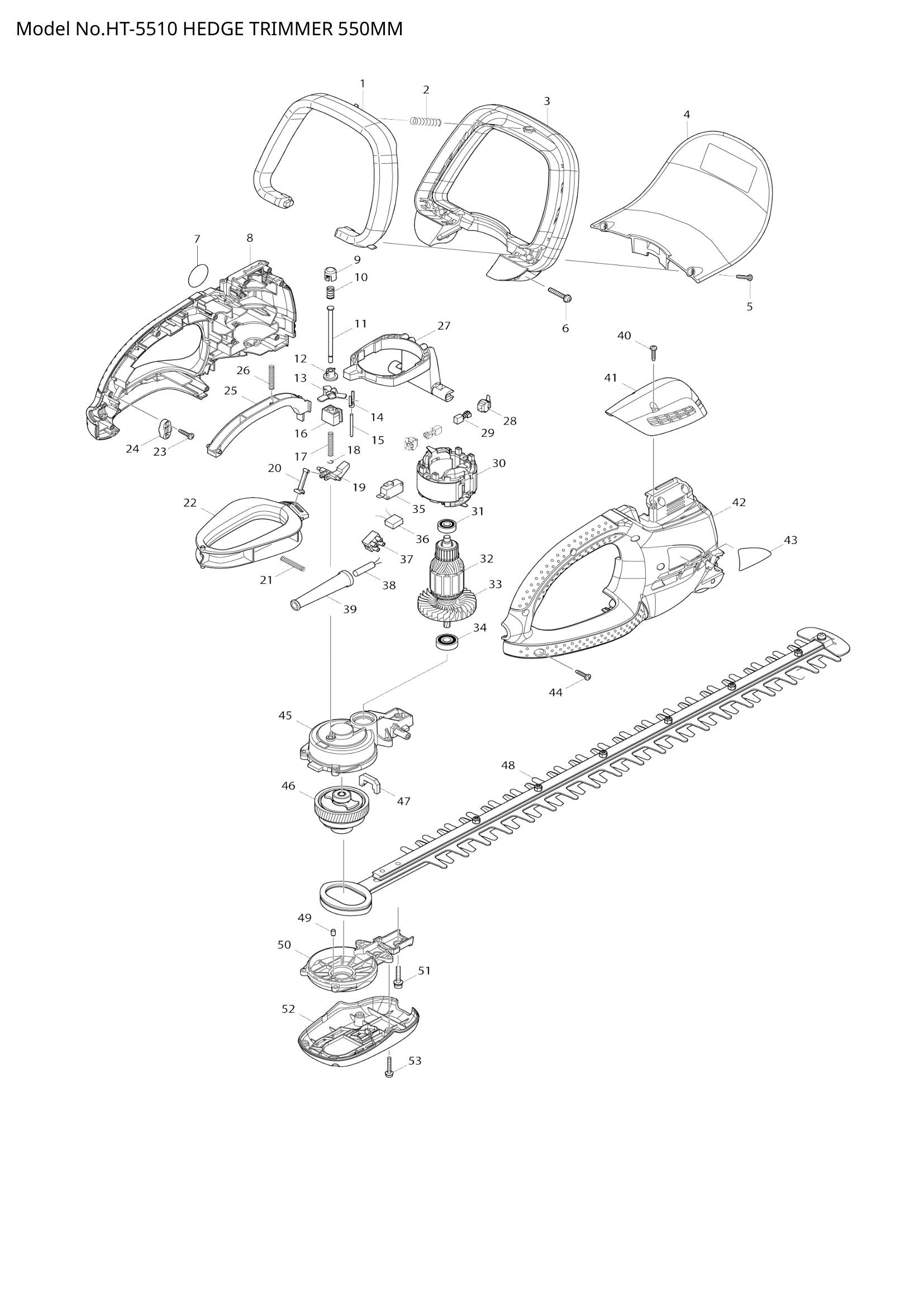 HT-5510 exploded view