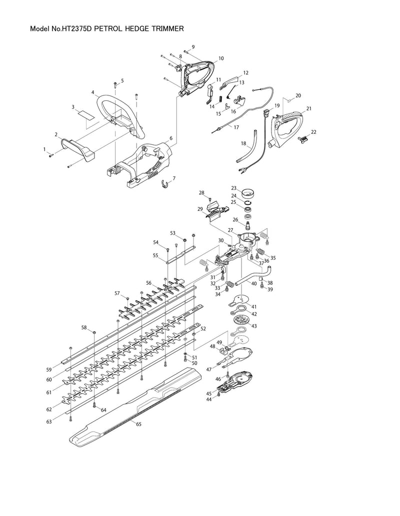 HT2375D exploded view