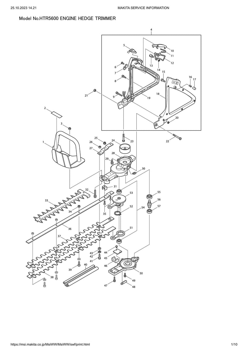 HTR5600 exploded view