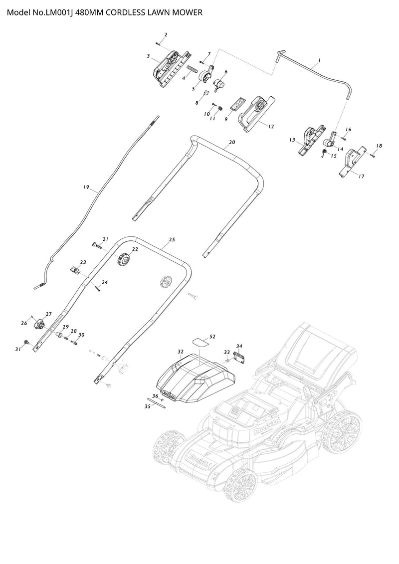 LM001J exploded view