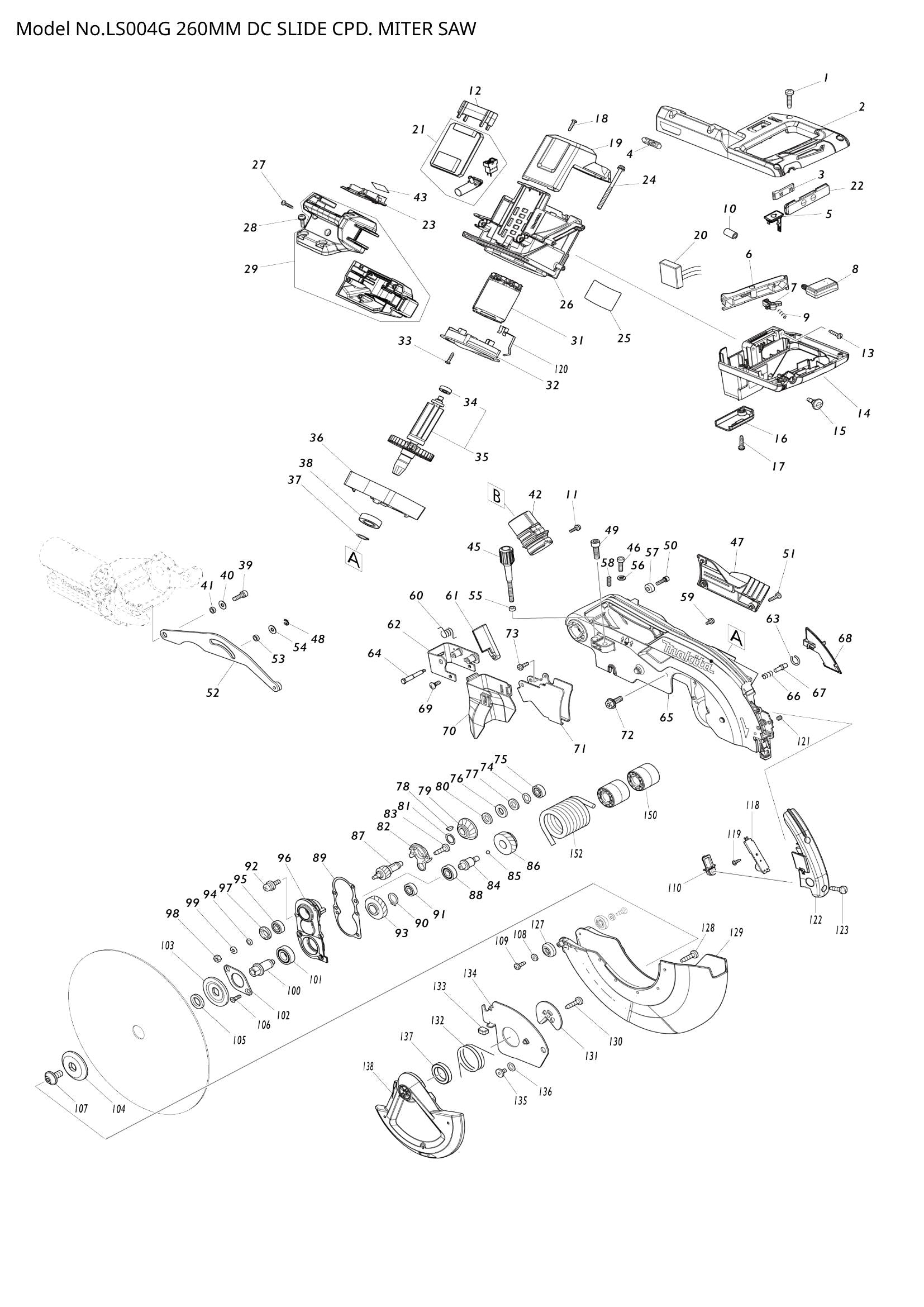LS004G exploded view