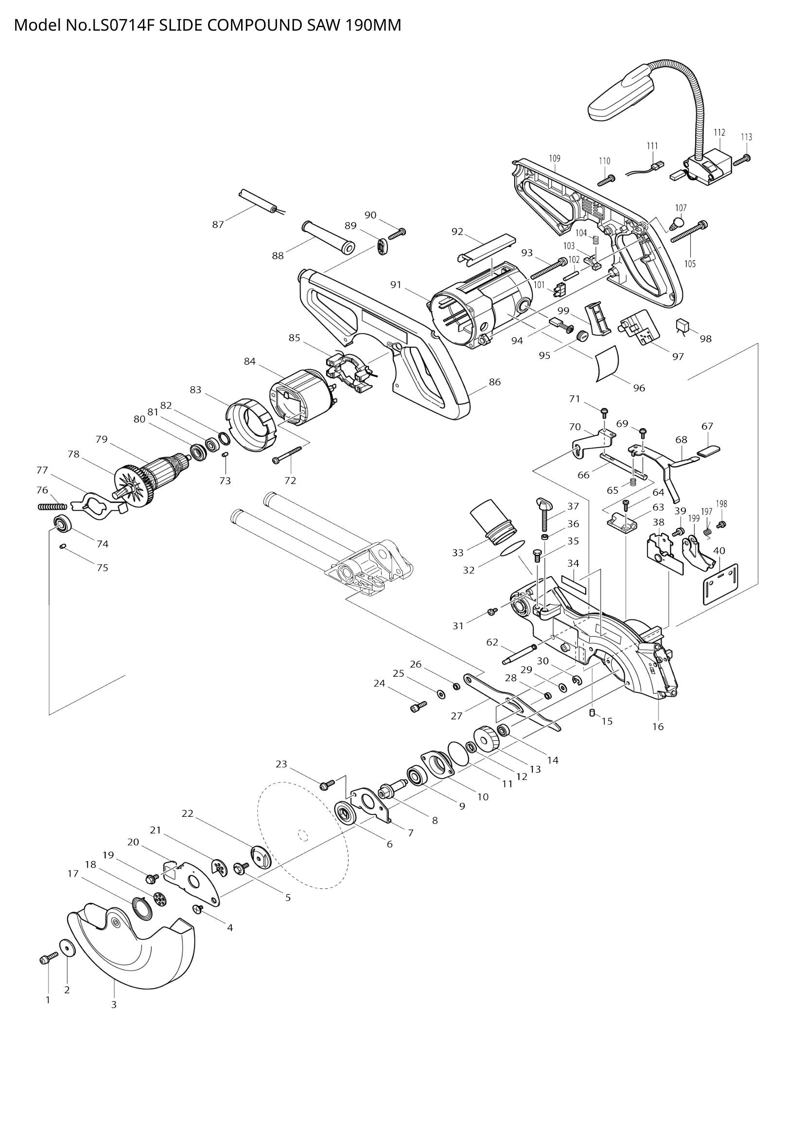LS0714F exploded view