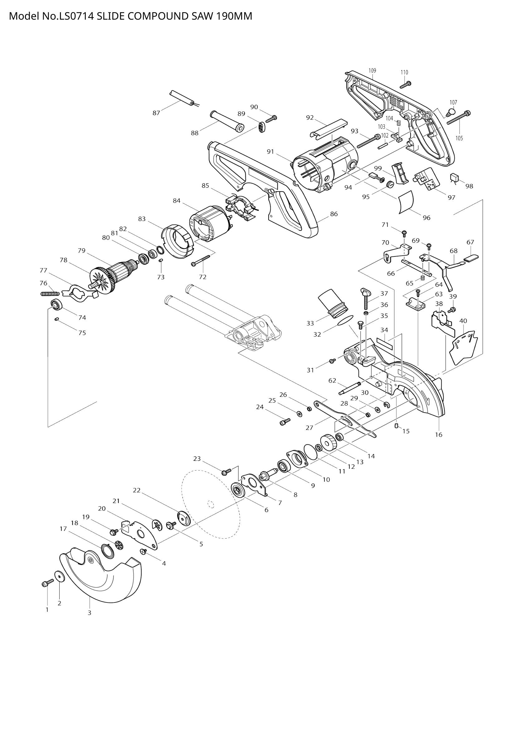 LS0714 exploded view