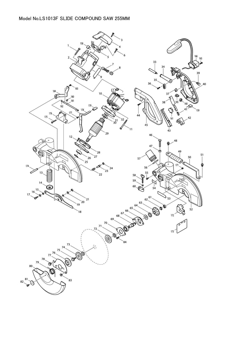 LS1013F exploded view