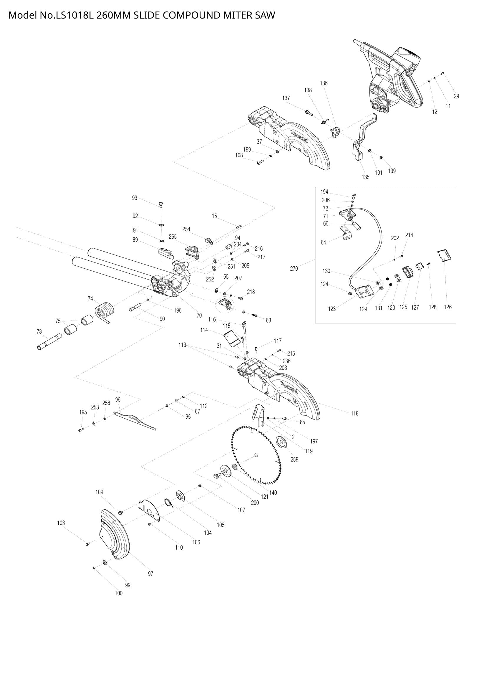 LS1018L exploded view