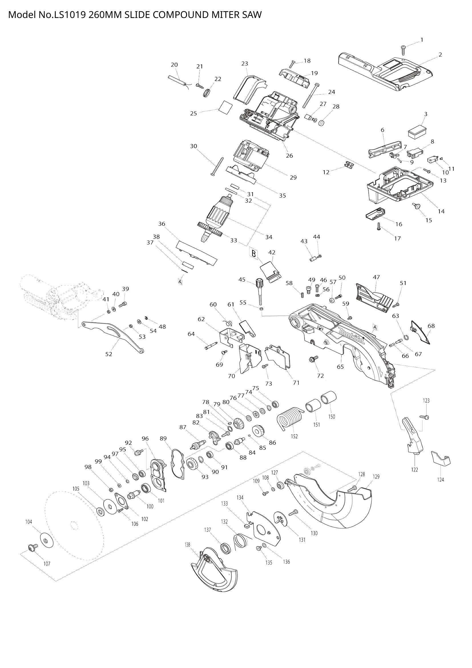 LS1019 exploded view