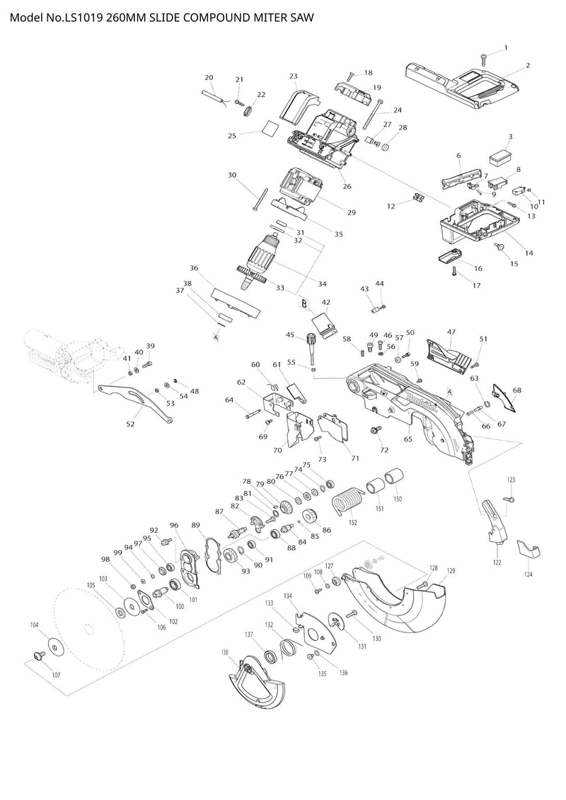 LS1019 exploded view