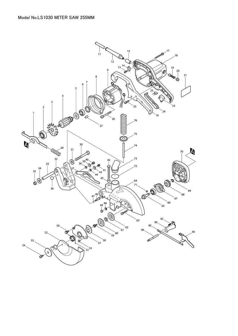 LS1030 exploded view
