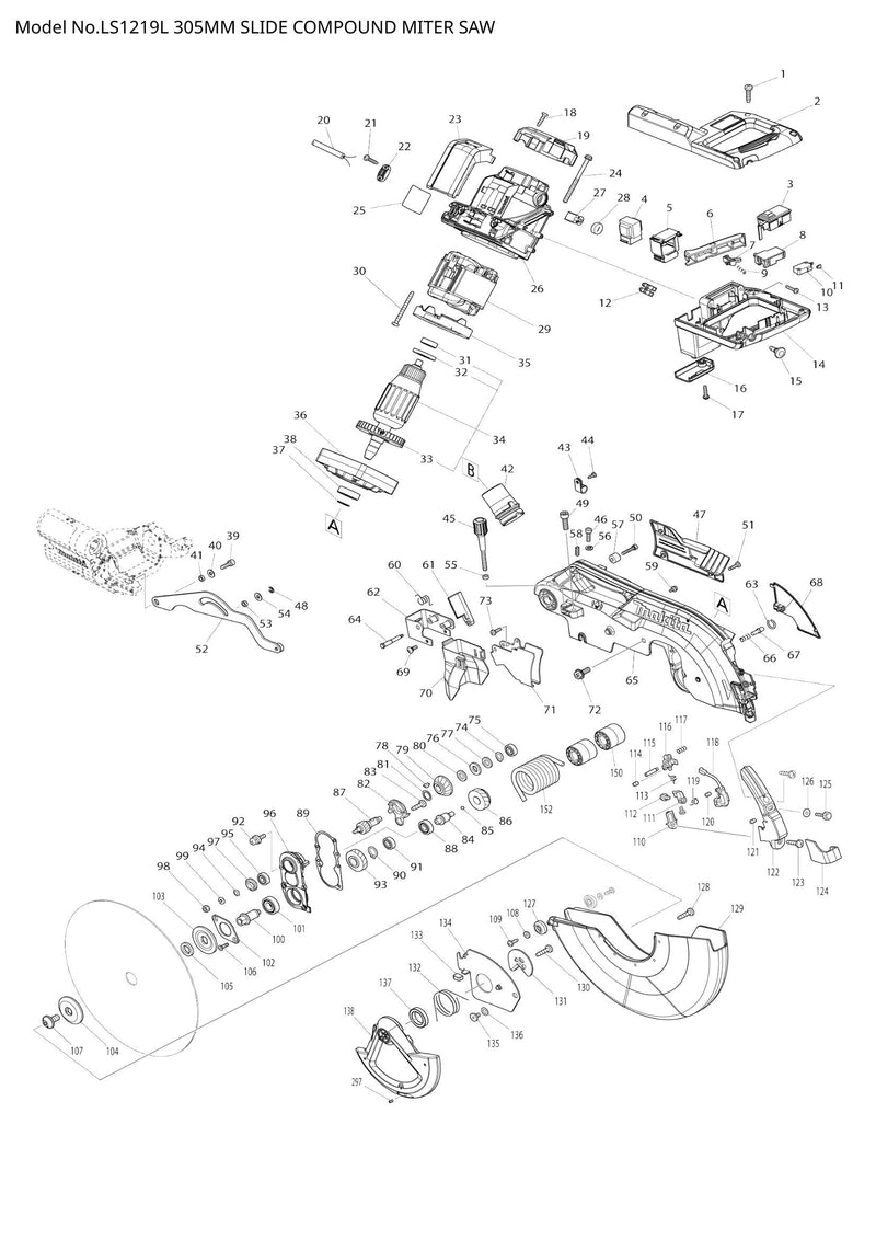 LS1219L exploded view