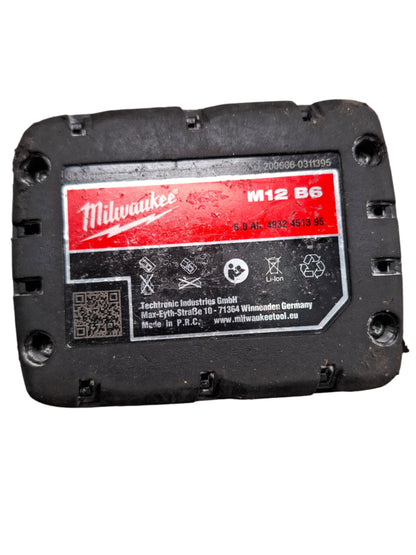 Milwaukee M12B6 12V 6 Ah battery USED