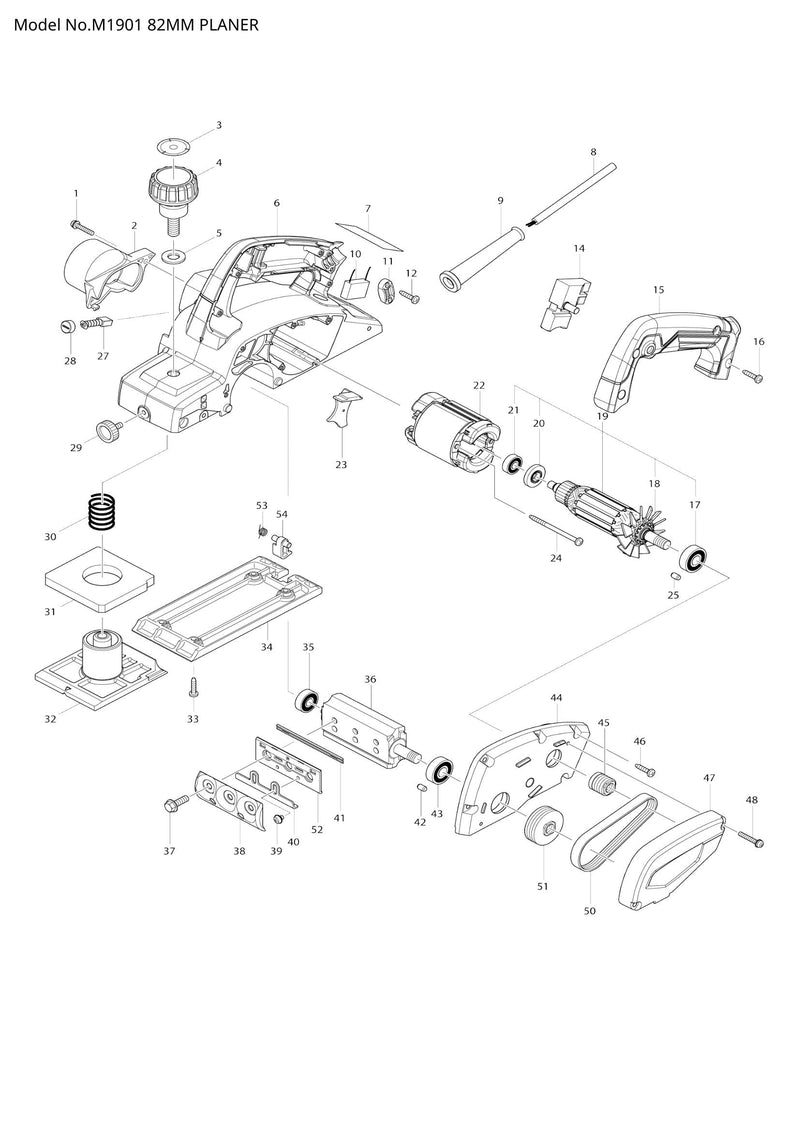 M1901 exploded view