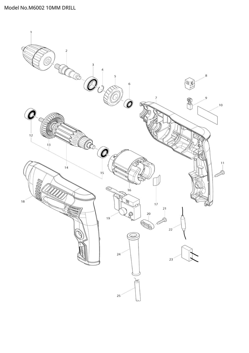 M6002 exploded view